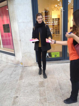 Street Marketing  Cannes - Cours Ado