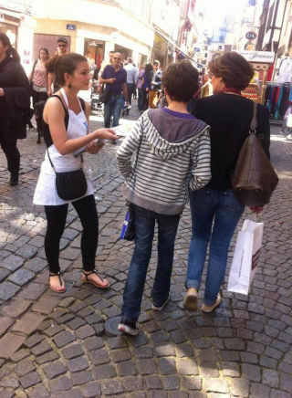 Street Marketing  Rouen - Lzard Cratif