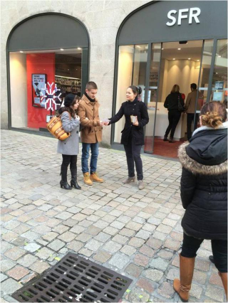 Street Marketing  Nantes, Rennes, Le Havre, Angers et Brest