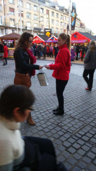 Opration de Street Marketing sur Reims, Rouen et Amiens